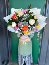 Load image into Gallery viewer, Dozen Mixed Coloured Roses
